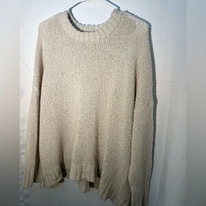 Aerie Soft Cream Knit Top